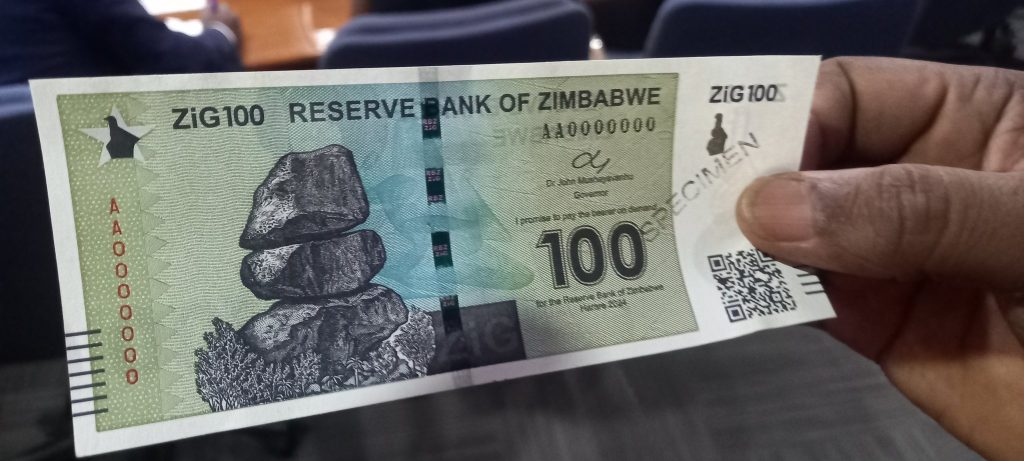 Zimbabwe new currency ZiG ZimdailyJouranl